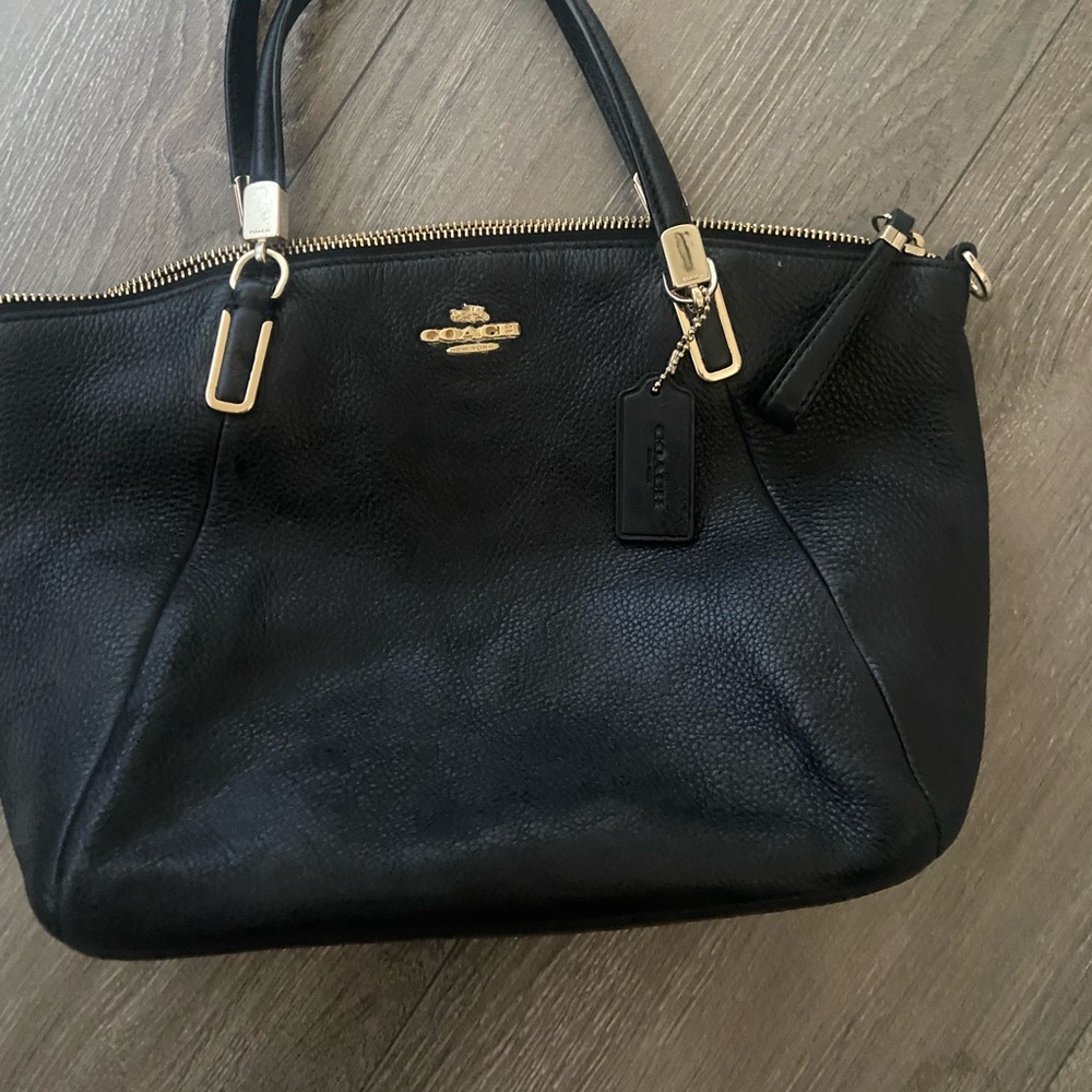 Black coach bag